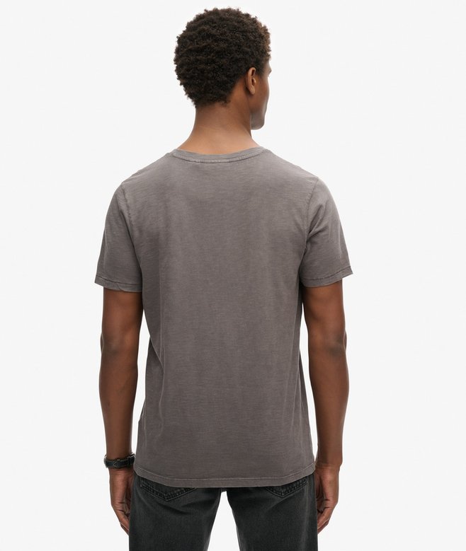 Superdry Camiseta De Manga Corta Flameada Con Cuello En V