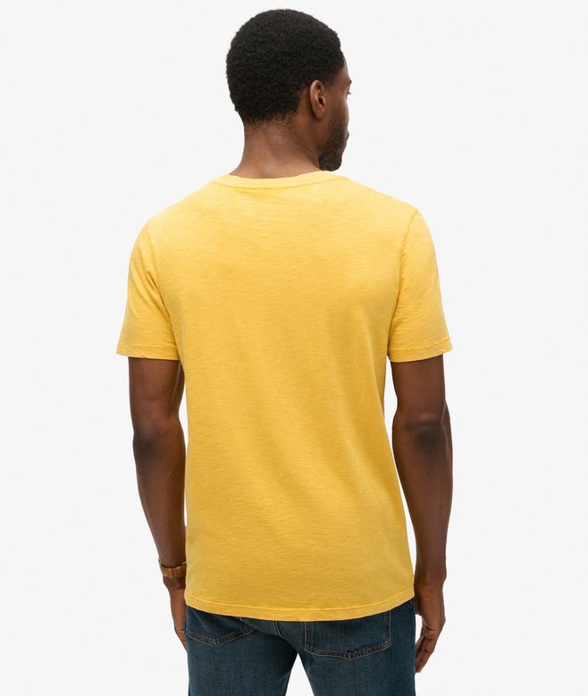 Superdry Camiseta De Manga Corta Flameada Con Cuello En V