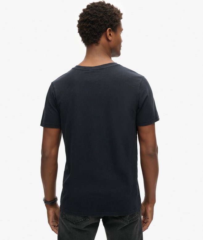 Superdry Camiseta De Manga Corta Flameada Con Cuello En V