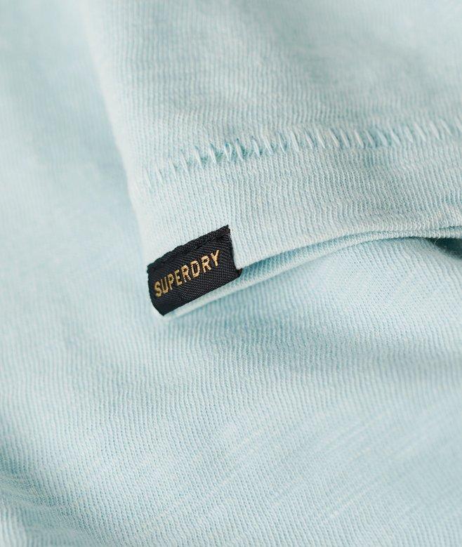 Superdry Camiseta De Manga Corta Flameada Con Cuello En V