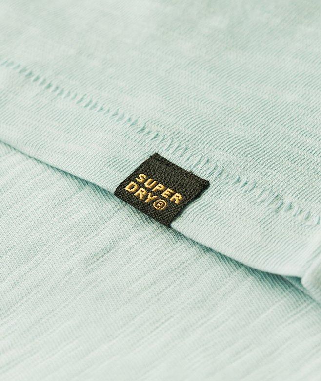 Superdry Camiseta De Manga Corta Flameada Con Cuello Redondo