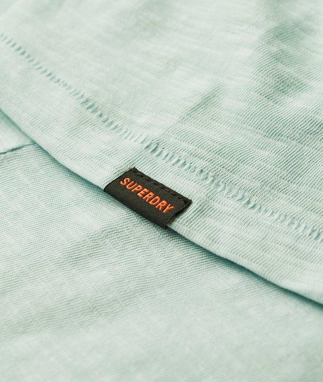 Superdry Camiseta De Manga Corta Flameada Con Cuello Redondo