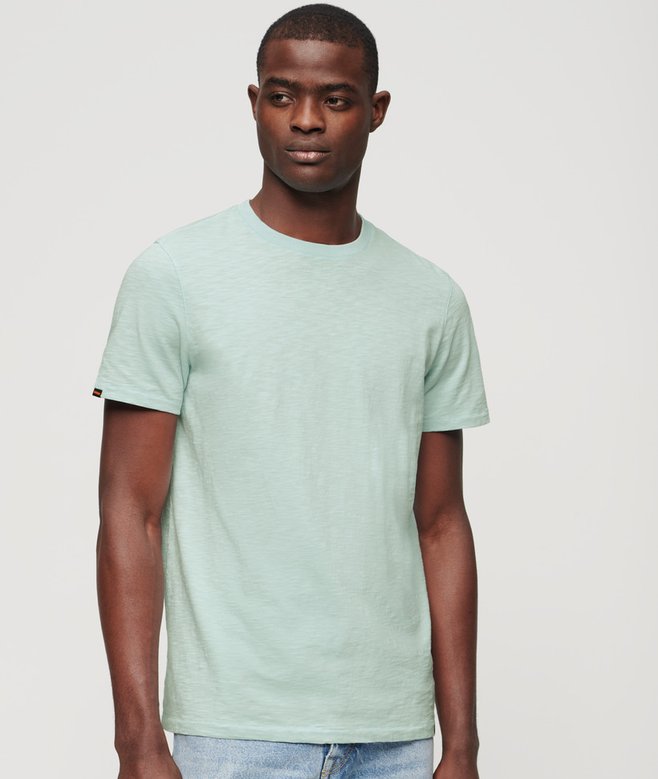 superdry Camiseta de manga corta flameada con cuello redondo