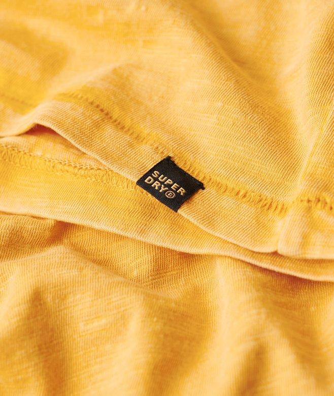 Superdry Camiseta De Manga Corta Flameada Con Cuello Redondo
