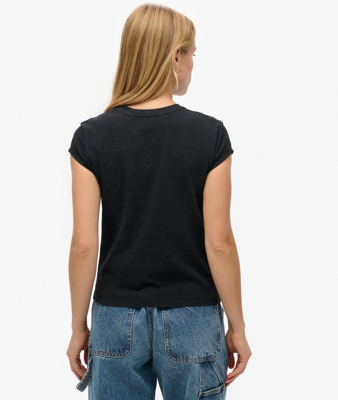 Superdry Camiseta De Manga De Casquillo Con Gráfico Sport Luxe