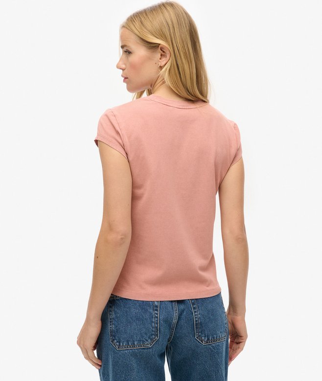 Superdry Camiseta De Manga De Casquillo Con Gráfico Sport Luxe