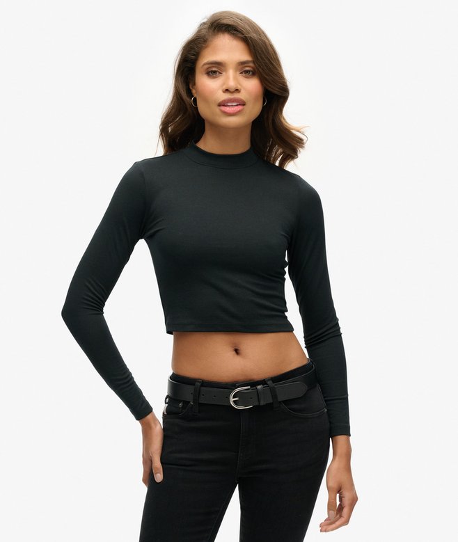 Superdry Camiseta De Manga Larga Con Espalda Abierta