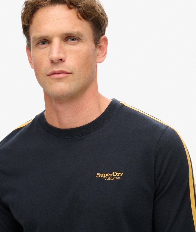 Superdry Camiseta De Manga Larga Estilo Retro Y Logotipo Essential