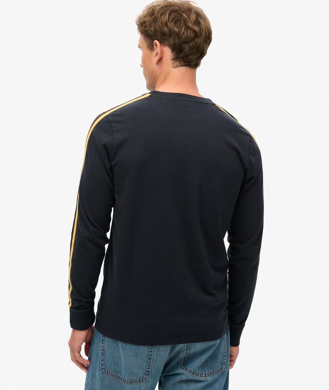 Superdry Camiseta De Manga Larga Estilo Retro Y Logotipo Essential