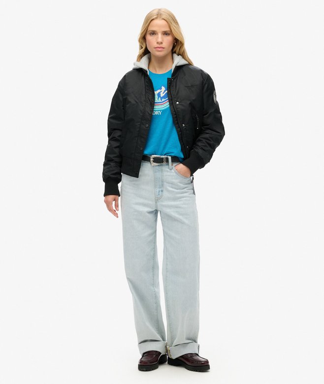 Superdry Camiseta De Rayas De Corte Ajustado Outdoor