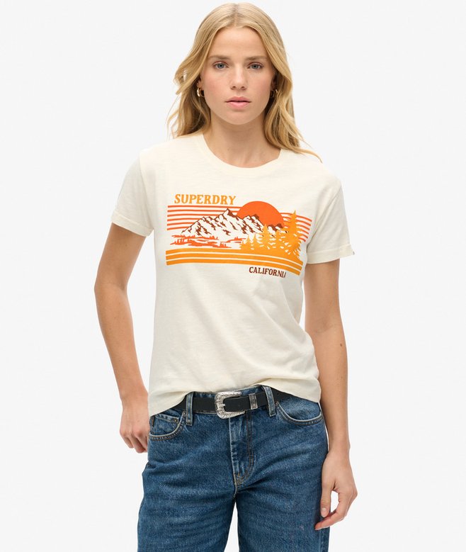 superdry Camiseta de rayas de corte ajustado Outdoor