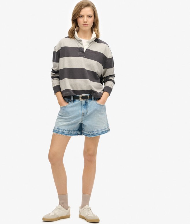 Superdry Camiseta De Rugby A Rayas Athletic Essentials