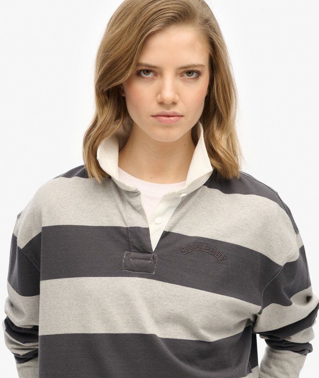 Superdry Camiseta De Rugby A Rayas Athletic Essentials