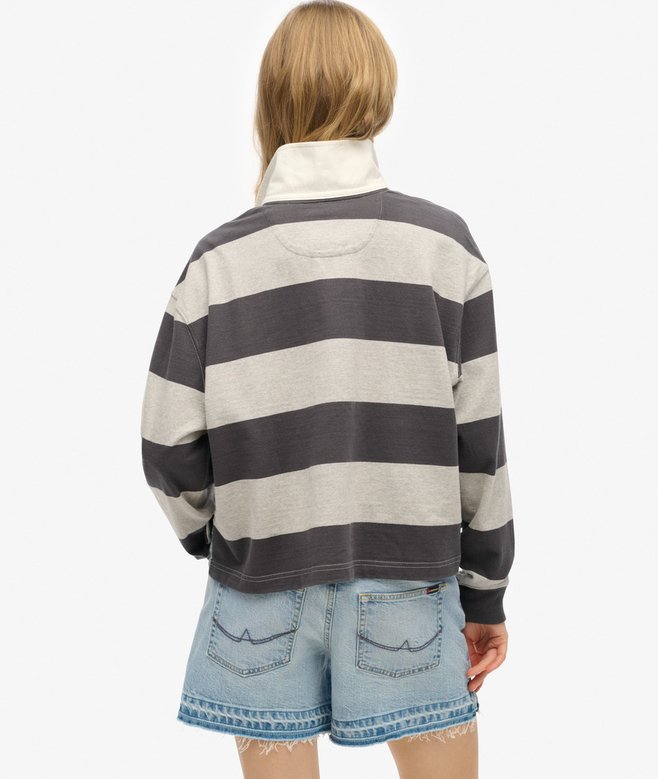 Superdry Camiseta De Rugby A Rayas Athletic Essentials