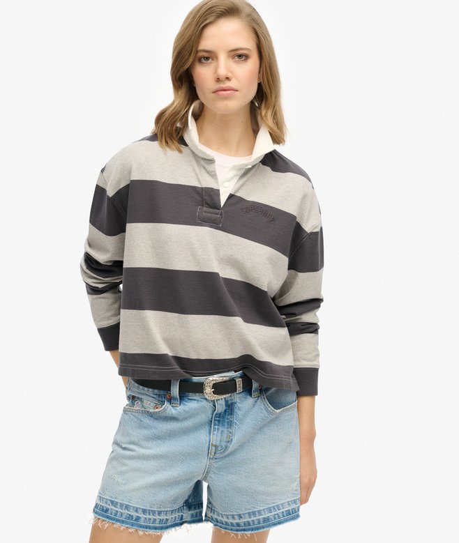 superdry Camiseta de rugby a rayas Athletic Essentials