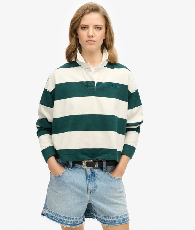 superdry Camiseta de rugby a rayas Athletic Essentials