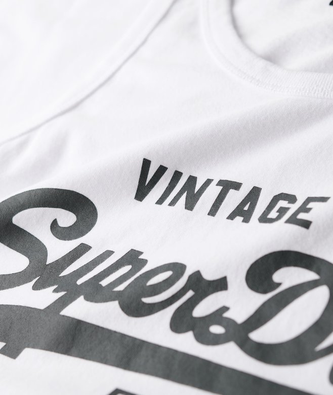 Superdry Camiseta De Tirantes Clásica Con Logotipo Vintage Store