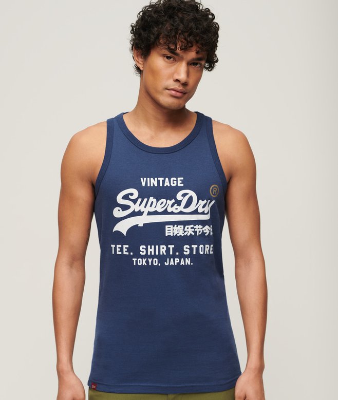 superdry Camiseta de tirantes clásica con logotipo Vintage Store