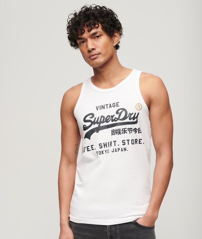 superdry Camiseta de tirantes clásica con logotipo Vintage Store