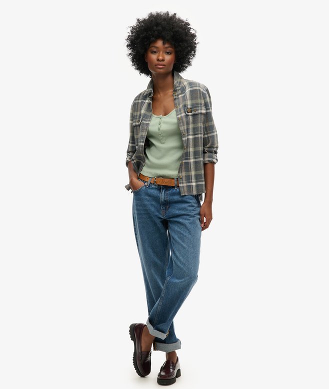 Superdry Camiseta De Tirantes Con Botones Athletic Essentials