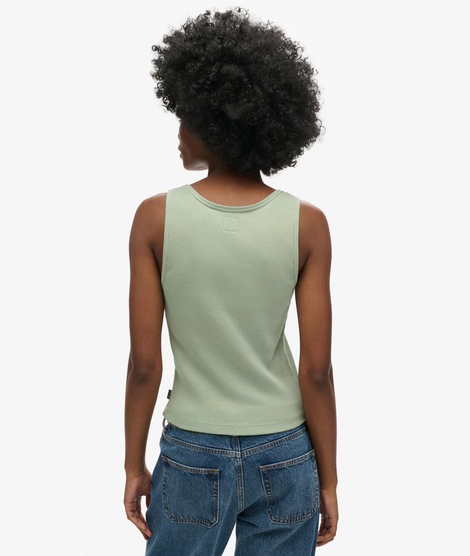 Superdry Camiseta De Tirantes Con Botones Athletic Essentials