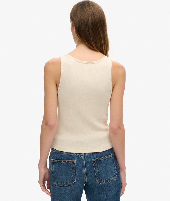 Superdry Camiseta De Tirantes Con Botones Athletic Essentials