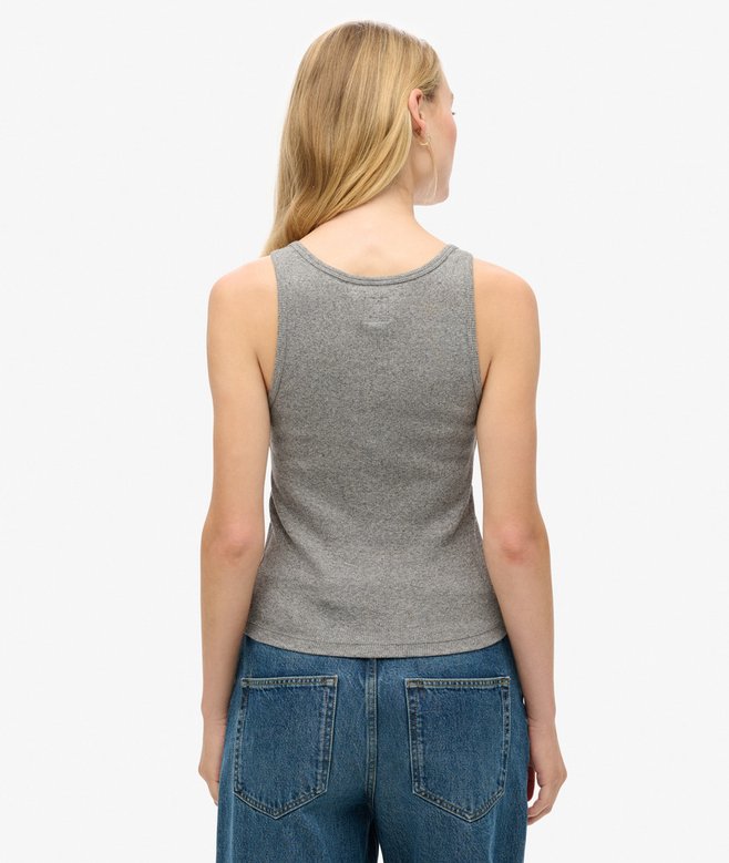 Superdry Camiseta De Tirantes Con Botones Athletic Essentials