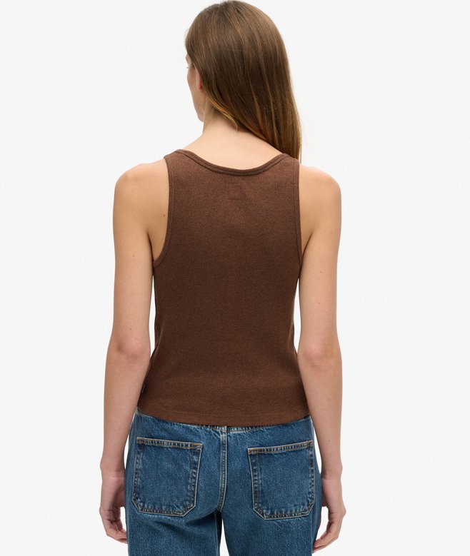 Superdry Camiseta De Tirantes Con Botones Athletic Essentials