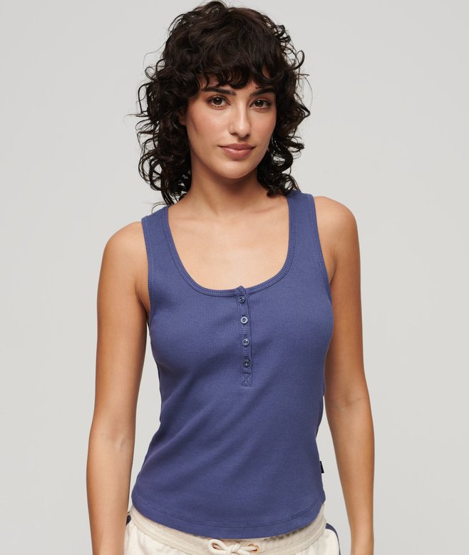 superdry Camiseta de tirantes con botones Athletic Essentials