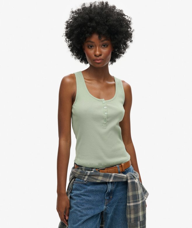 superdry Camiseta de tirantes con botones Athletic Essentials