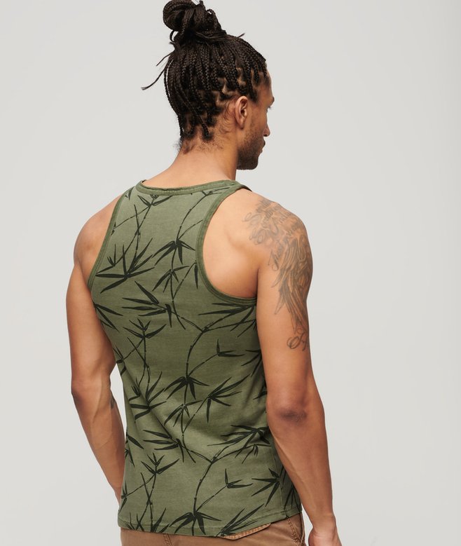 Superdry Camiseta De Tirantes Con Estampado Sobreteñido Vintage