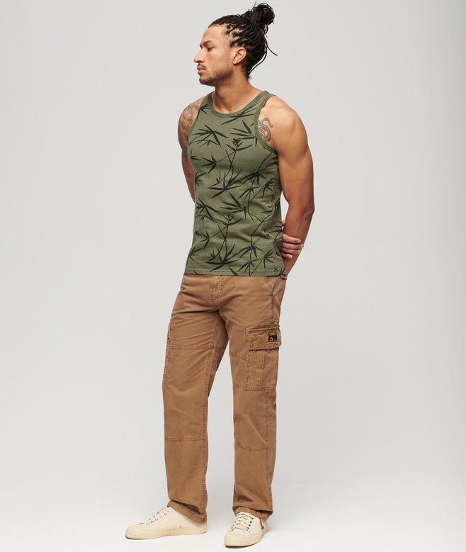 Superdry Camiseta De Tirantes Con Estampado Sobreteñido Vintage