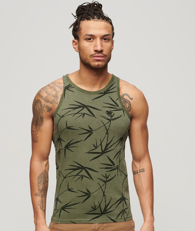 superdry Camiseta de tirantes con estampado sobreteñido Vintage