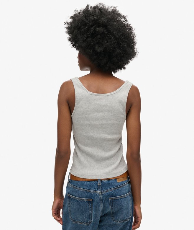 Superdry Camiseta De Tirantes De Canalé Athletic Essentials