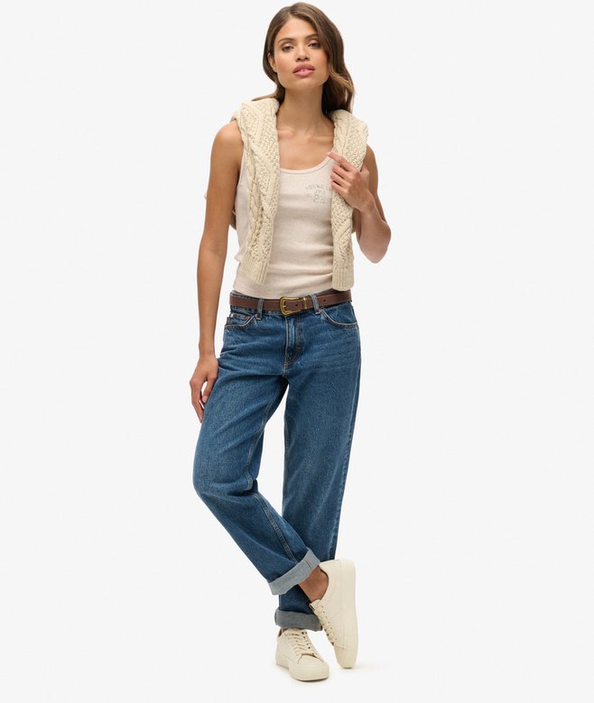 Superdry Camiseta De Tirantes De Canalé Athletic Essentials