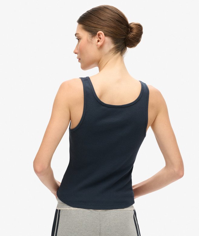 Superdry Camiseta De Tirantes De Canalé Athletic Essentials