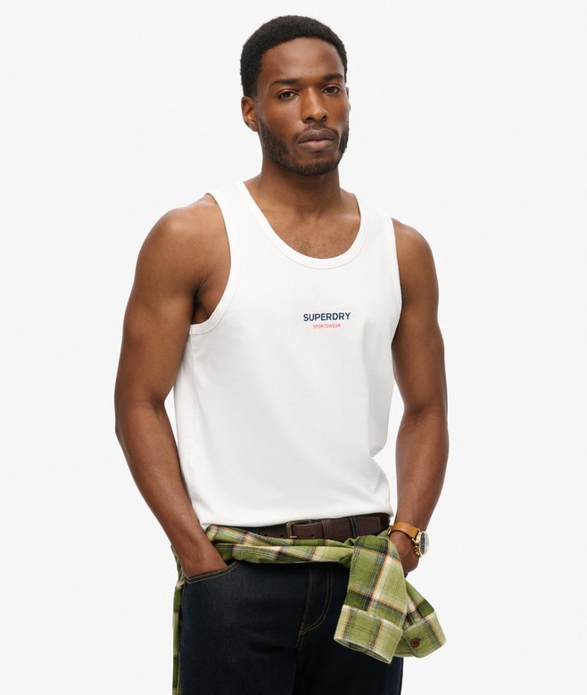 superdry Camiseta de tirantes de corte relajado Sportswear