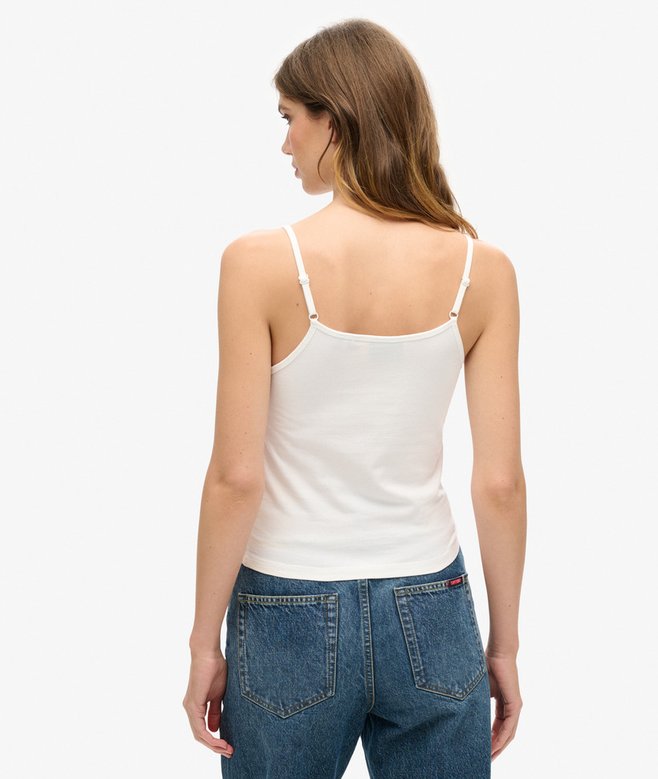 Superdry Camiseta De Tirantes Entallada Con Logotipo Sportswear