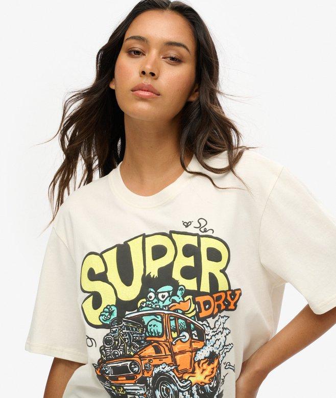 Superdry Camiseta Extragrande De Corte Holgado Dragnut Odd Rods
