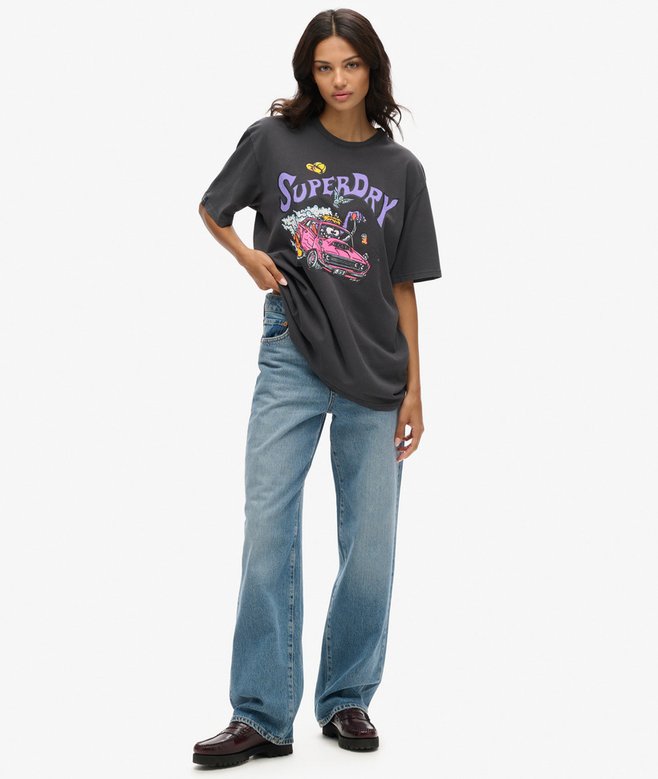 Superdry Camiseta Extragrande De Corte Holgado Dragnut Odd Rods