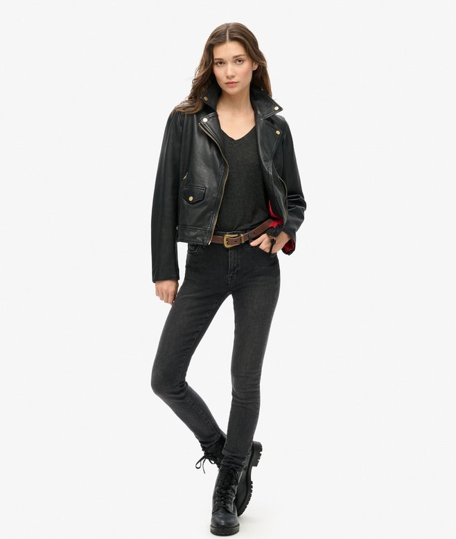 Superdry Camiseta Flameada Con Cuello De Pico Bordada Studios