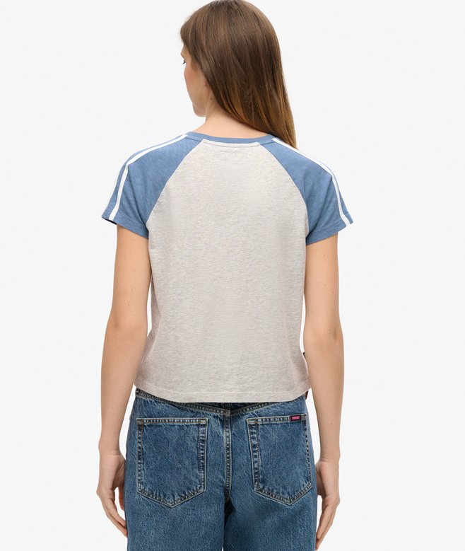 Superdry Camiseta Flameada Retro De Manga Corta Con Logo Essential