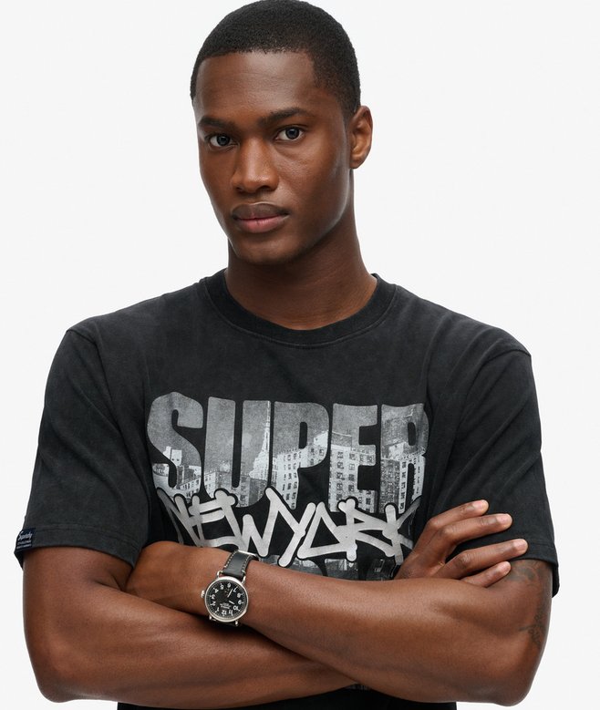 Superdry Camiseta Fotográfica De Corte Holgado Skate