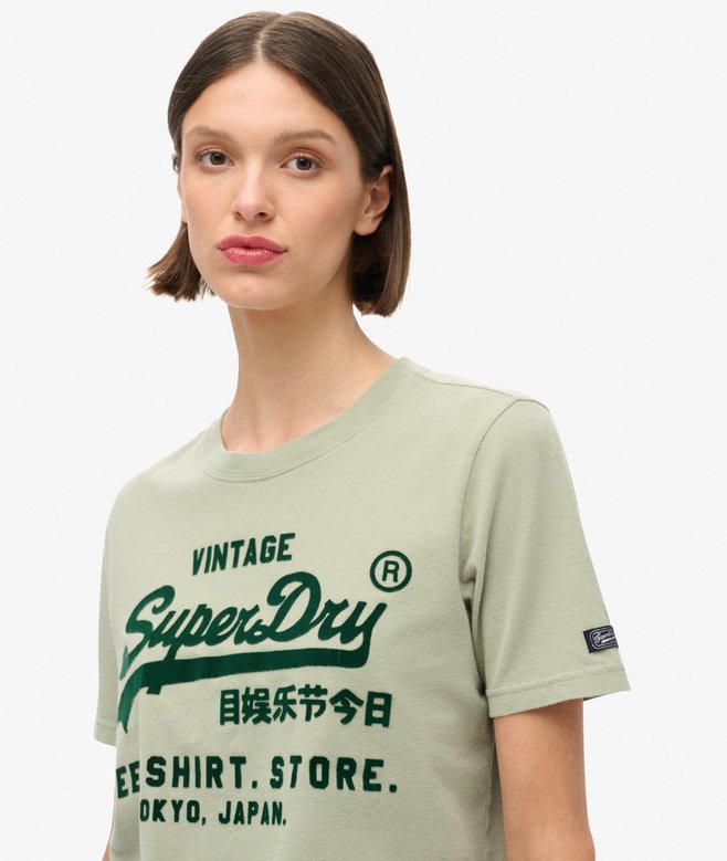 Superdry Camiseta Gráfica Clásica De Corte Relajado Con Logotipo Vintage