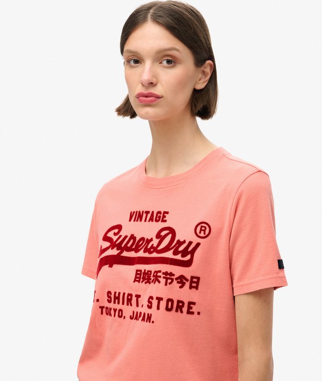 Superdry Camiseta Gráfica Clásica De Corte Relajado Con Logotipo Vintage