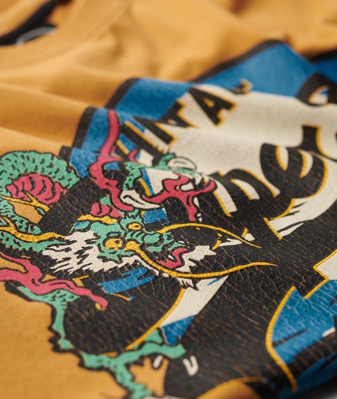 Superdry Camiseta Gráfica Con Logotipo Japonés Vintage