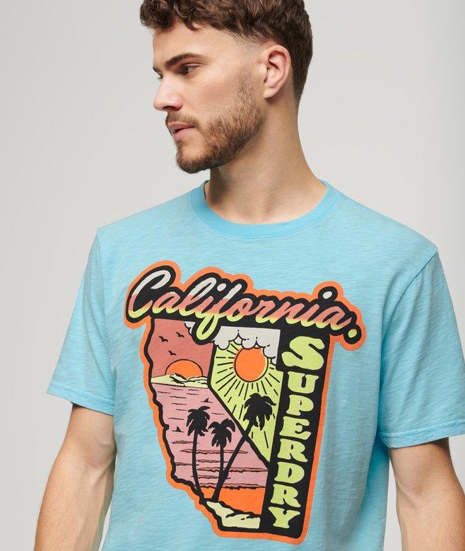 Superdry Camiseta Gráfica De Corte Holgado Neon Travel
