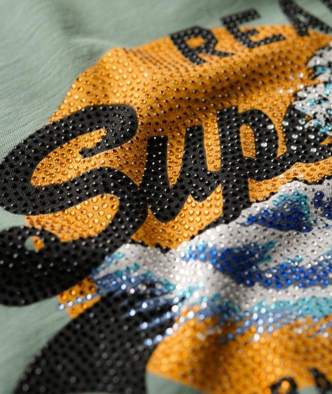 Superdry Camiseta Gráfica De Corte Relajado Con Logotipo Tokyo Vintage