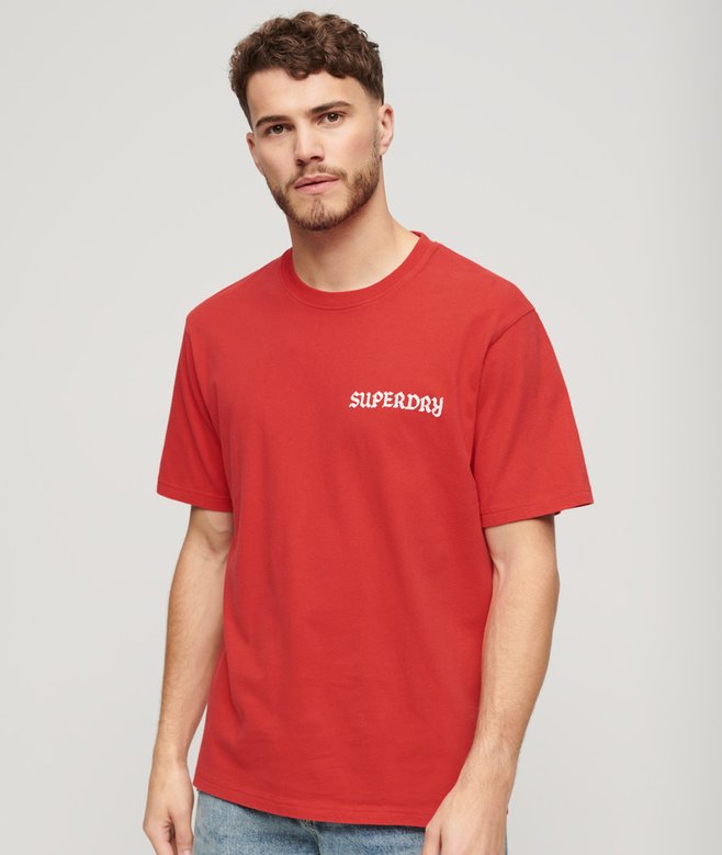 Superdry Camiseta Gráfica Suelta Con Motivo De Tatuaje