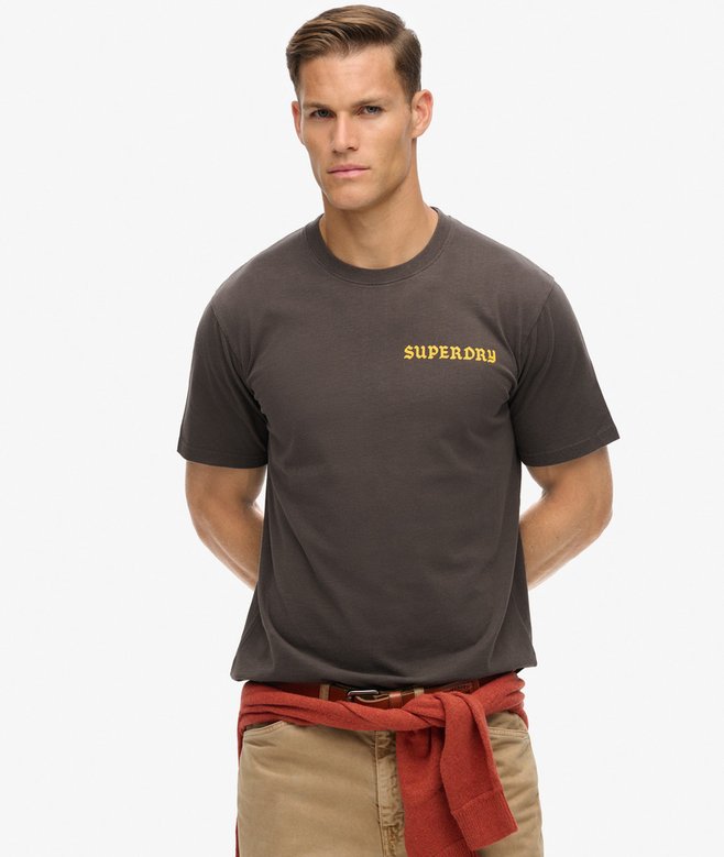 Superdry Camiseta Gráfica Suelta Con Motivo De Tatuaje